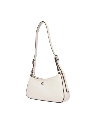 Calvin Klein sac femme blanc zippé format allongé