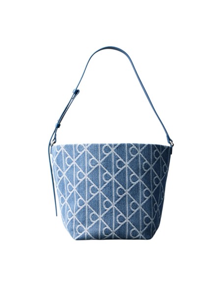 Calvin Klein sac femme bleu azur grand format