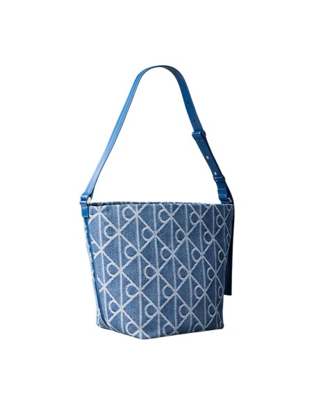 Calvin Klein sac femme bleu azur grand format