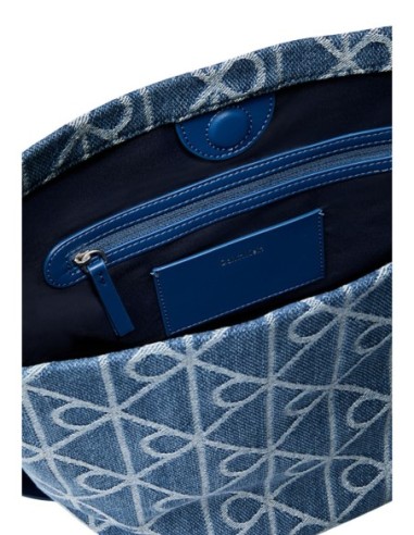 Calvin Klein sac femme bleu azur grand format