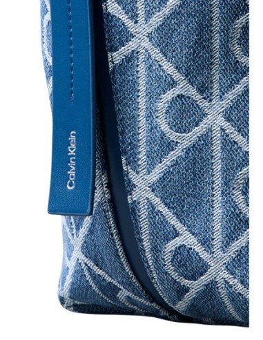 Calvin Klein sac femme bleu azur grand format