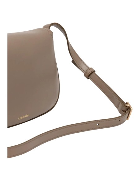 Calvin Klein sac bandoulière femme beige – Compact