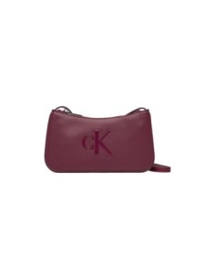 Calvin Klein sac bandoulière femme bordeaux