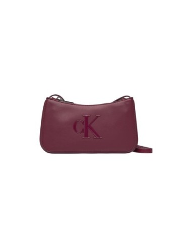Calvin Klein sac bandoulière femme bordeaux