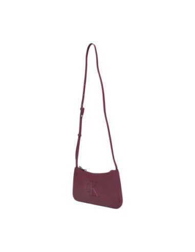 Calvin Klein sac bandoulière femme bordeaux