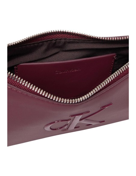 Calvin Klein sac bandoulière femme bordeaux