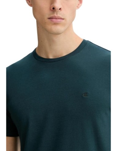 Calvin Klein t-shirt homme vert coton stretch