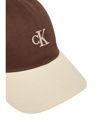 Calvin Klein casquette homme marron coton – Été