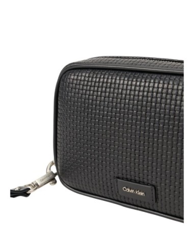 Calvin Klein sac homme cuir noir – Compact