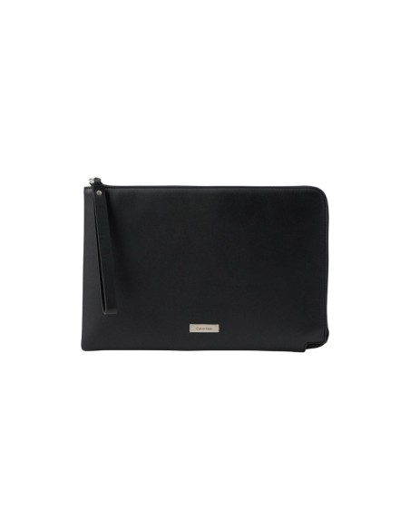 Calvin Klein pochette homme cuir noir – Élégante