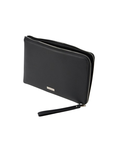 Calvin Klein pochette homme cuir noir – Élégante