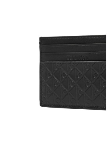 Calvin Klein portefeuille homme cuir noir ultra fin