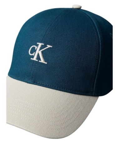 Calvin Klein casquette homme verte coton