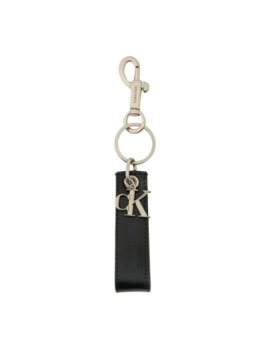 Calvin Klein porte-clés homme cuir noir – Élégant