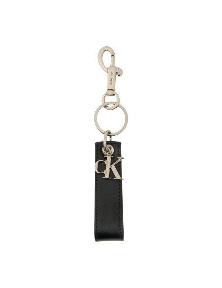 Calvin Klein porte-clés homme cuir noir – Élégant