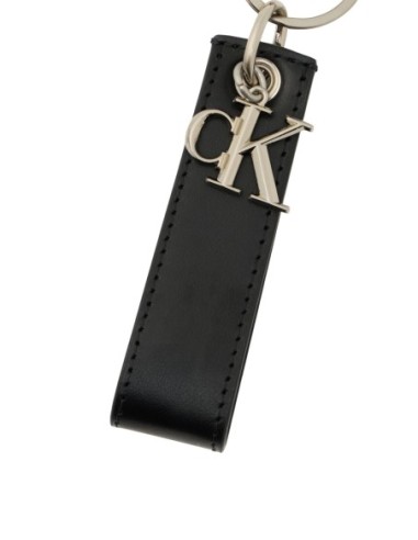 Calvin Klein porte-clés homme cuir noir – Élégant