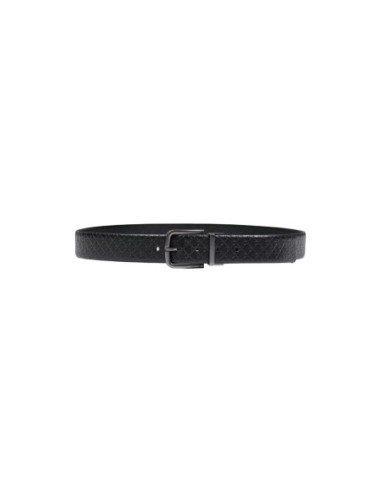 Calvin Klein ceinture homme cuir noir large