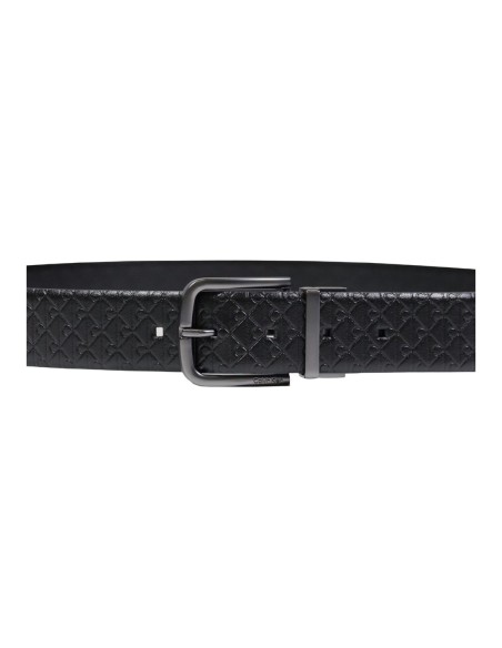 Calvin Klein ceinture homme cuir noir large