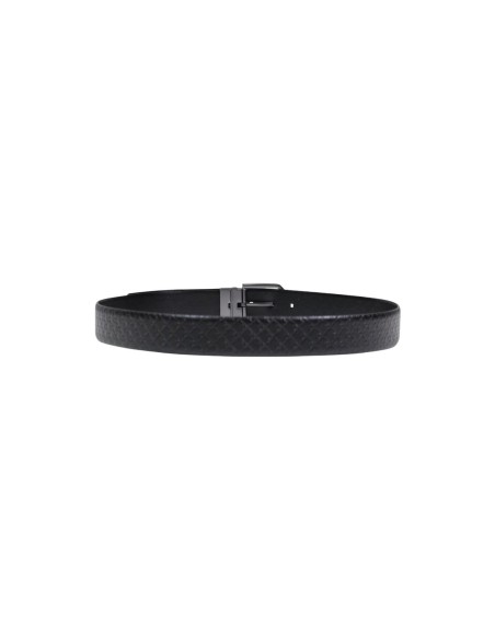 Calvin Klein ceinture homme cuir noir large