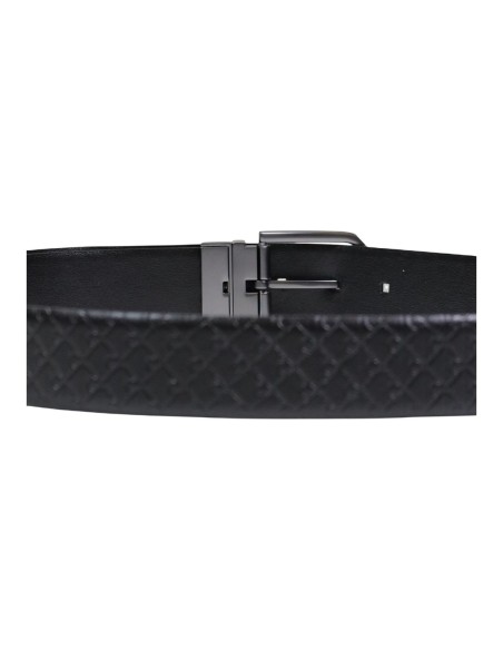 Calvin Klein ceinture homme cuir noir large