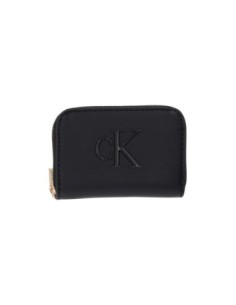 Calvin Klein portefeuille femme noir zippé – Compact