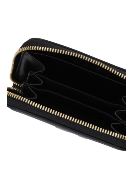 Calvin Klein portefeuille femme noir zippé – Compact