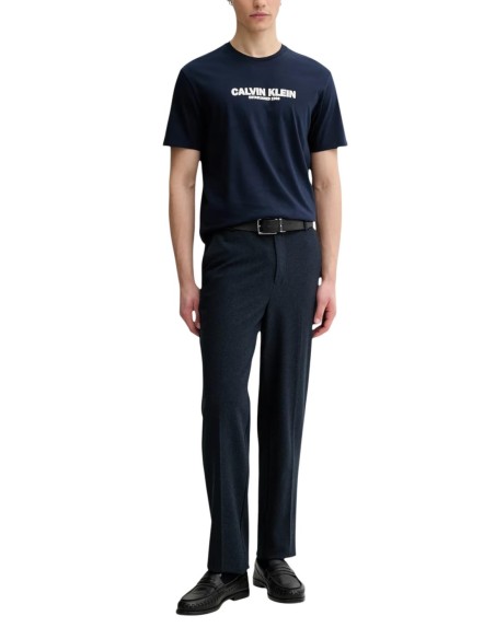 Calvin Klein t-shirt homme bleu imprimé coton