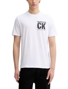 Calvin Klein t-shirt homme blanc coton – Basique