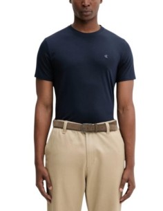 Calvin Klein t-shirt homme bleu coton stretch