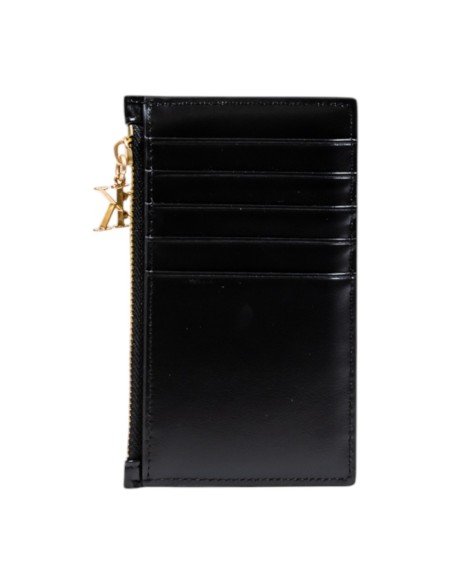 Calvin Klein portefeuille femme noir zippé fin
