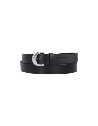 Calvin Klein ceinture femme cuir noir – Élégante
