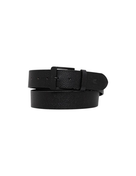 Calvin Klein ceinture homme cuir noir large