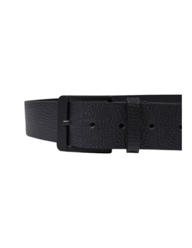 Calvin Klein ceinture homme cuir noir large