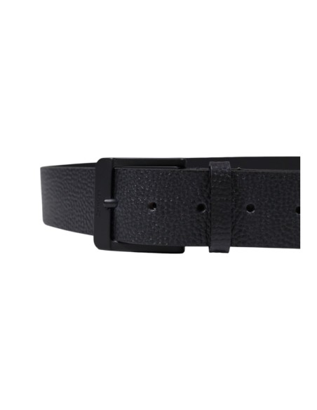 Calvin Klein ceinture homme cuir noir large