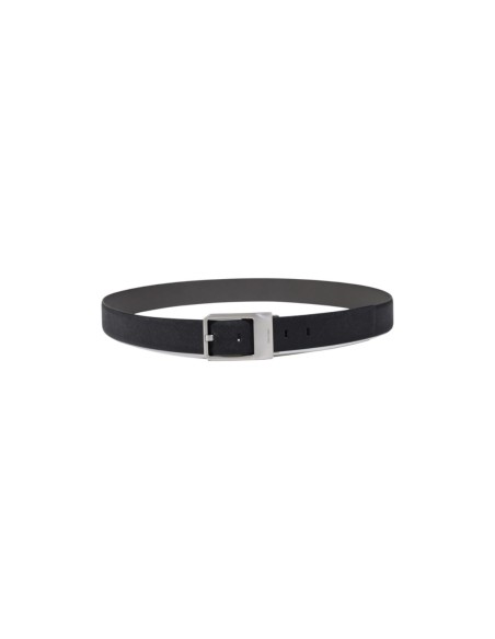 Calvin Klein ceinture homme cuir noir longue