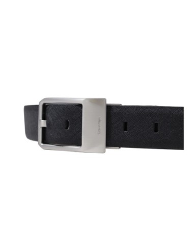 Calvin Klein ceinture homme cuir noir longue
