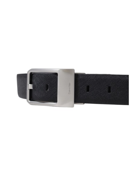 Calvin Klein ceinture homme cuir noir longue