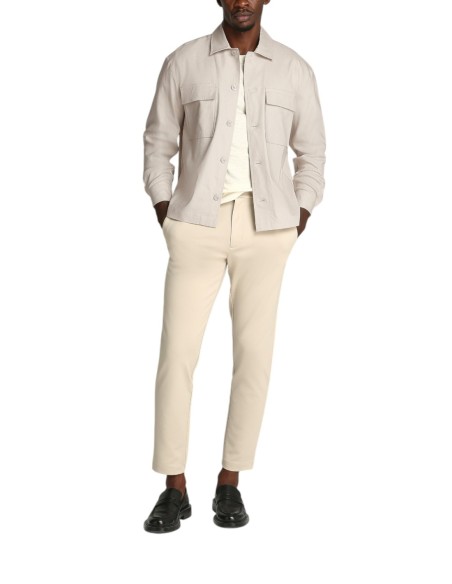 Calvin Klein chemise homme beige lin – Été