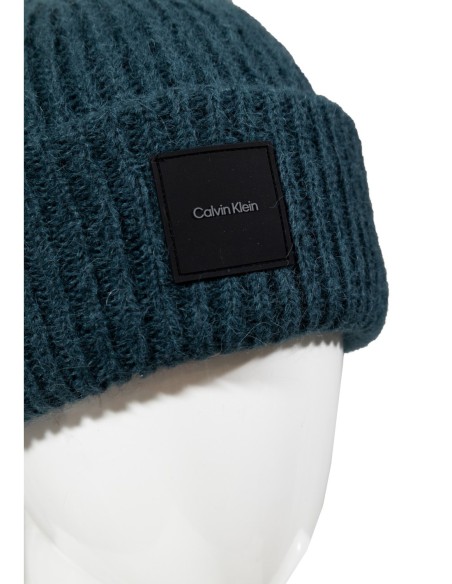 Calvin Klein bonnet homme vert alpaga laine – Hiver