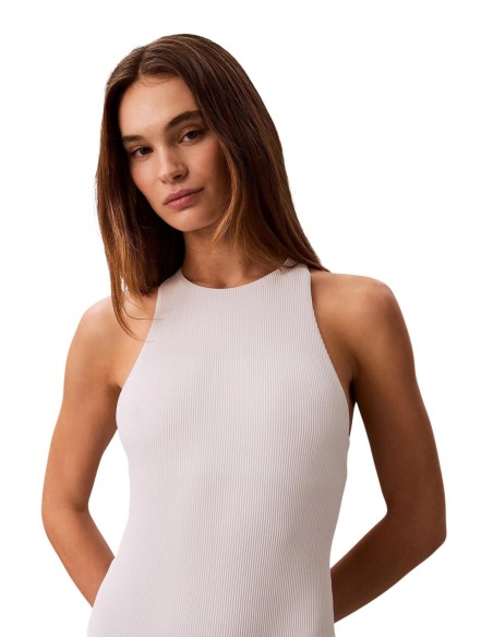 Calvin Klein Jeans maillot une pièce blanc