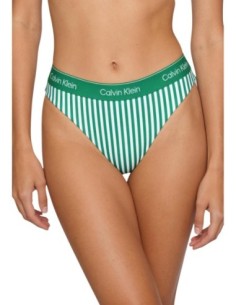 Calvin Klein Jeans bikini femme vert rayé