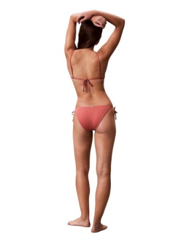 Calvin Klein Jeans bas de bikini rose à nouer