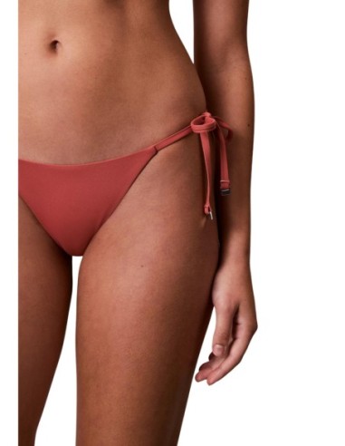 Calvin Klein Jeans bas de bikini rose à nouer