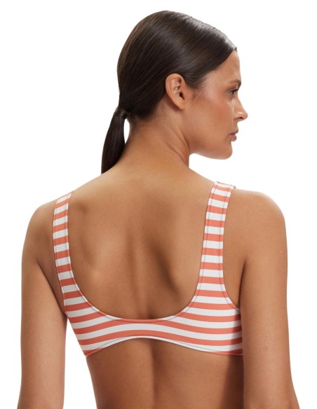 Calvin Klein Jeans haut de bikini bralette orange