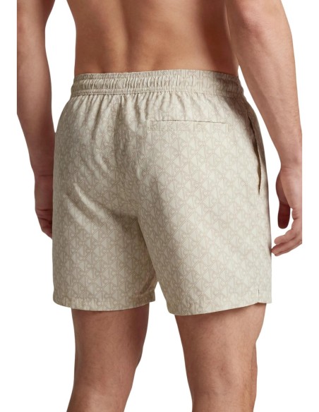 Calvin Klein Jeans short de bain homme beige