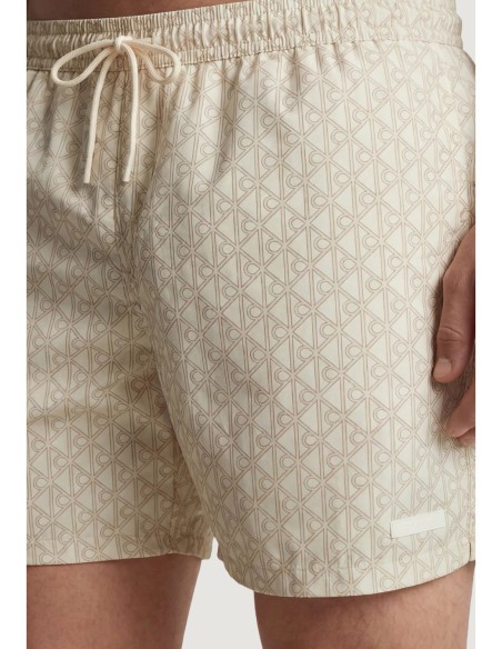Calvin Klein Jeans short de bain homme beige