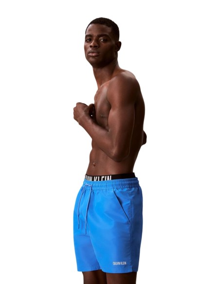 Calvin Klein Jeans short de bain boxer bleu azur