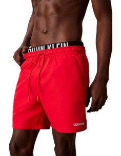 Calvin Klein Jeans short de bain homme rouge