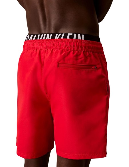 Calvin Klein Jeans short de bain homme rouge