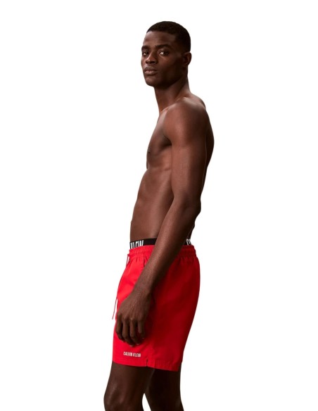 Calvin Klein Jeans short de bain homme rouge